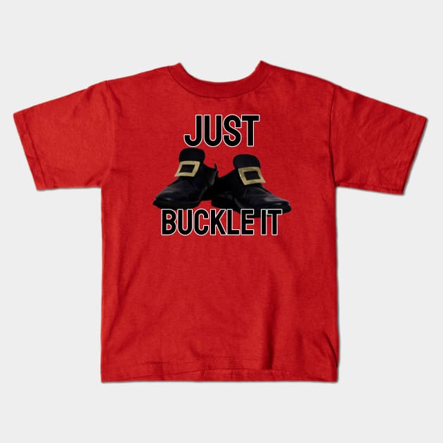 ONE TWO BUCKLE MY SHOE MEME Kids T-Shirt by Cult Classics